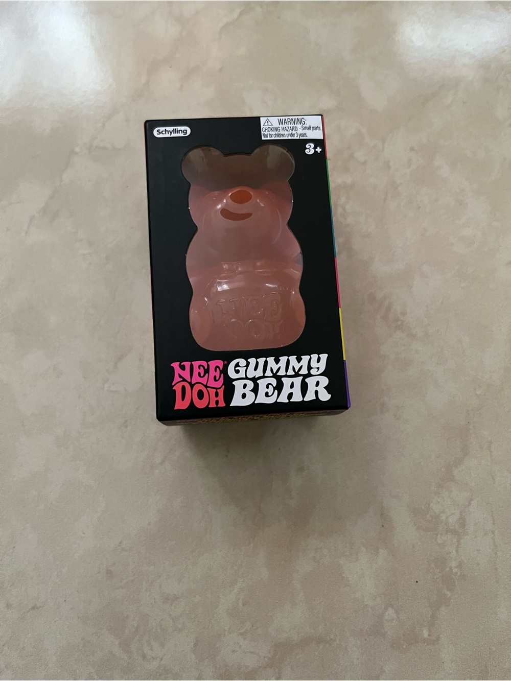 Nee Doh Orange Gummy Bear Stress Toy - Fun Party Favor